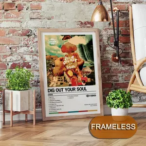 O-Oasis Poster Music Album Modern Art 2D Poster, Suitable For Bedroom Living Room Decor. Vibrant Colors, Clear Images Ideal For Home Office Decor.