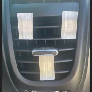 Selenite Crystal Car Vent Clip Cleansing