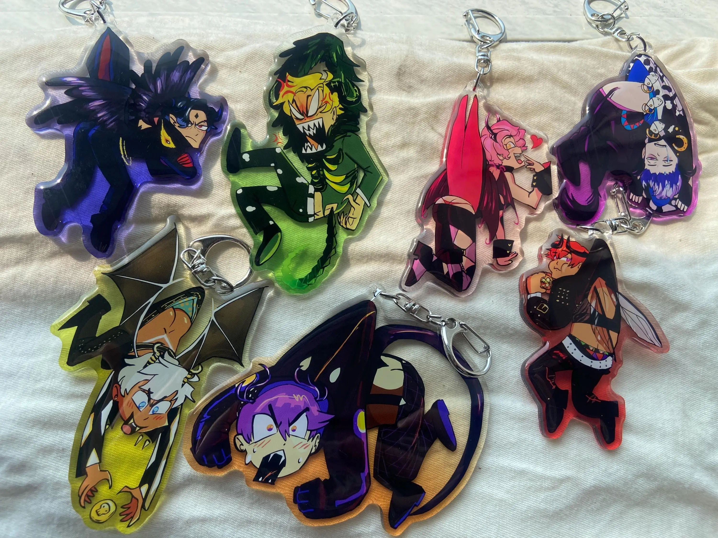 Obey me! Double sided Acrylic Keychains | Birthday Gifts Accessories For Fans