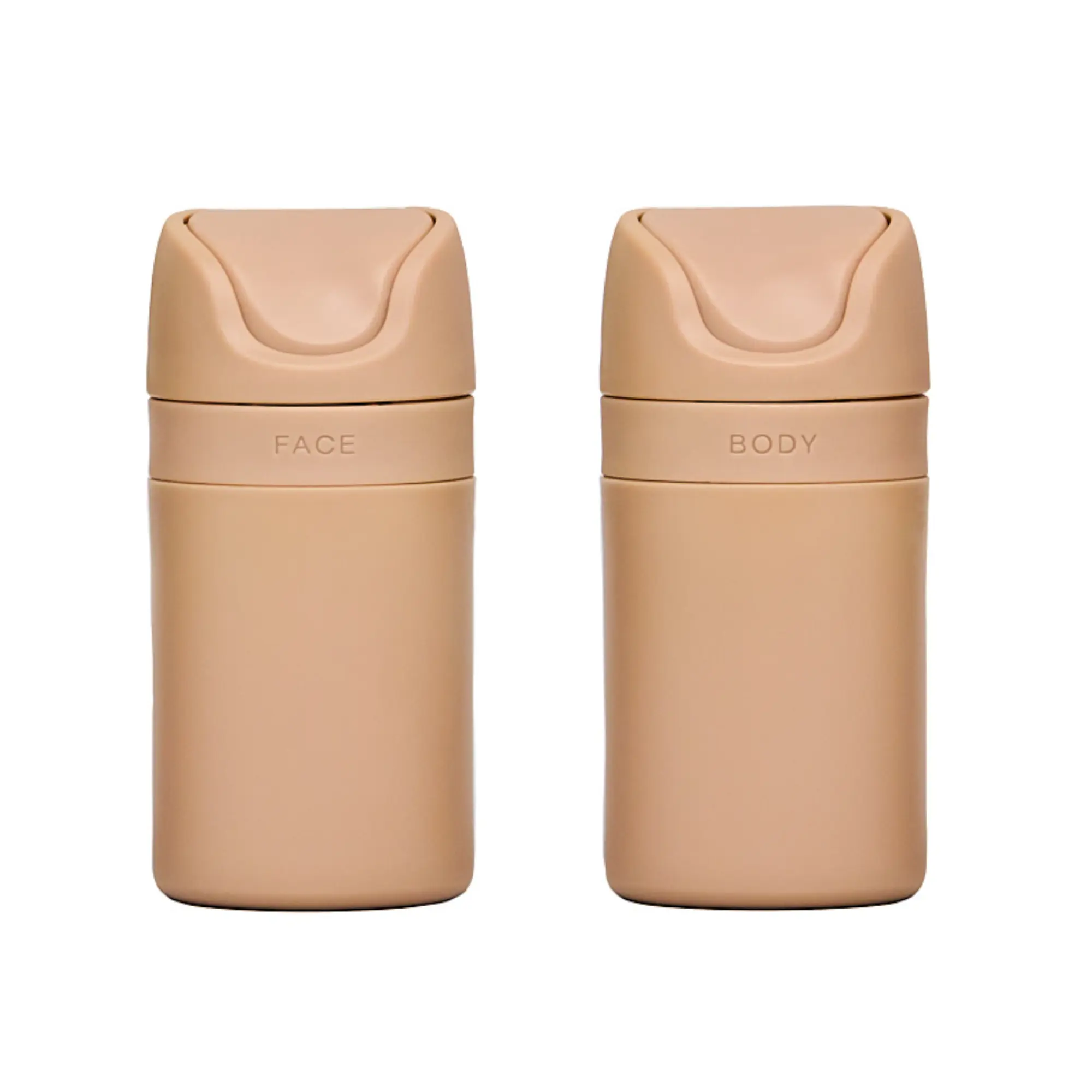 The Starter Set - RIES Refillable Reusable Toiletry Travel Bottles - Set of 2