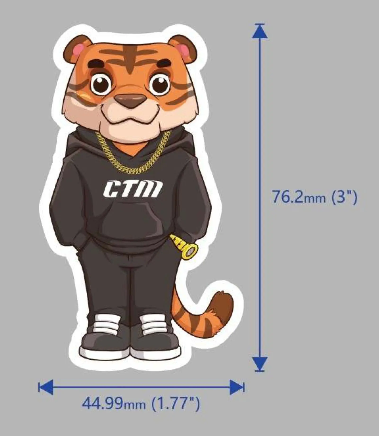 Tkmt921 様　　GANGSTERVILLE TIGER ALLEY Common Traffic Mafia - Standing CTM Tiger - TikTok Shop