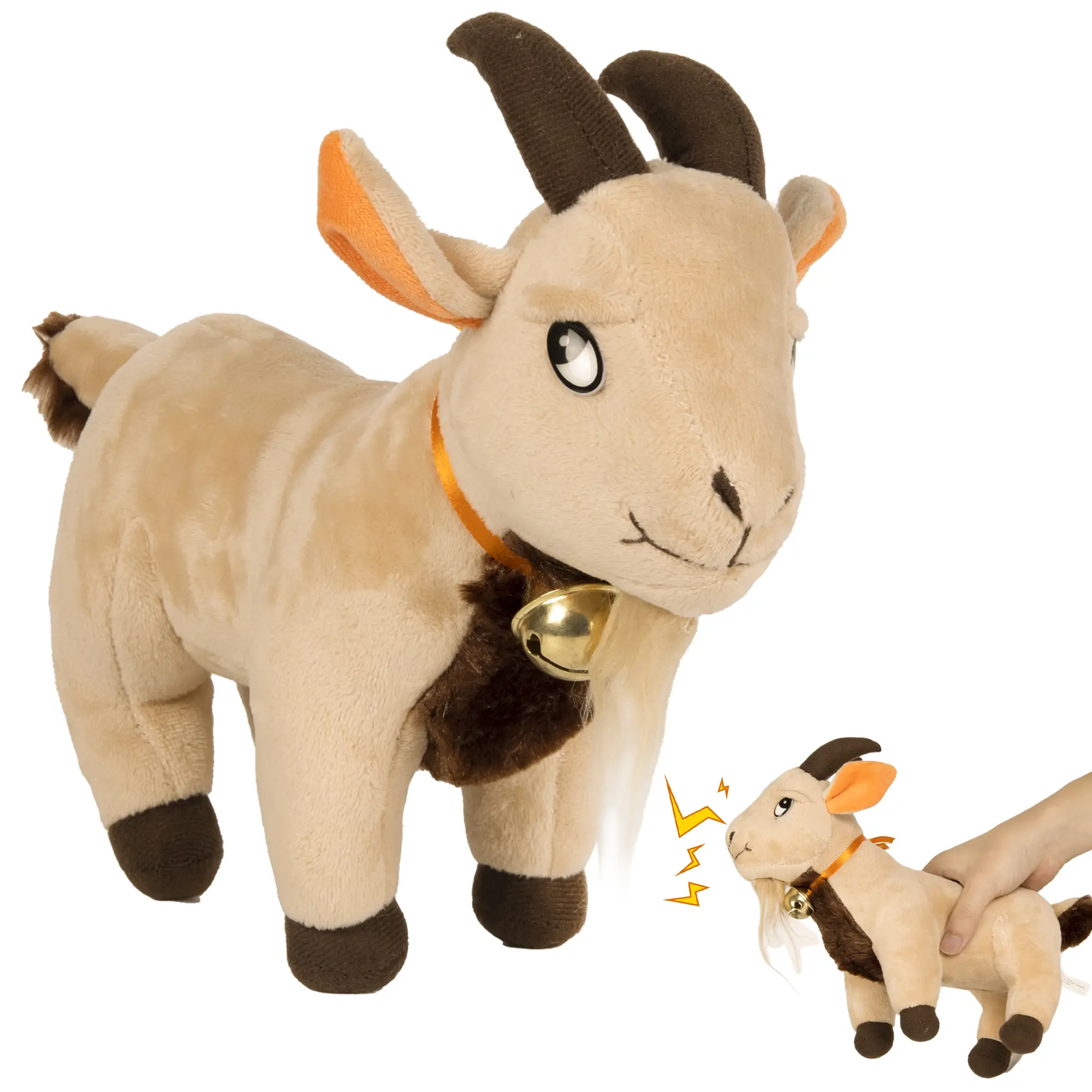 Screaming Goat Toy – 11” Plush Desk Toy Makes Hilarious Screaming Sound - Funny...
