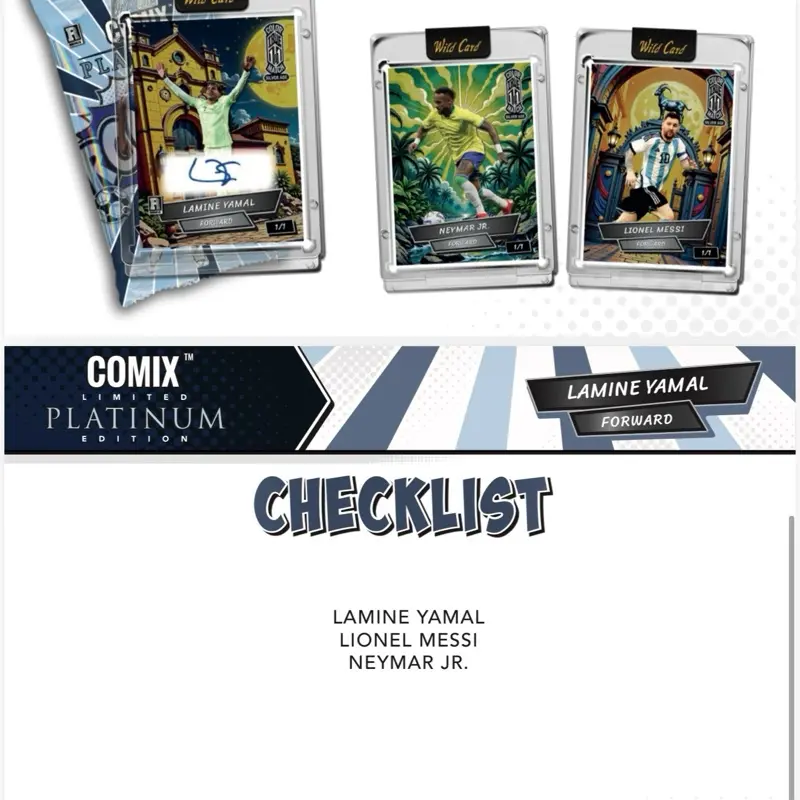 Wild Card Lamine Yamal Limited Platinum Edition - TikTok Shop