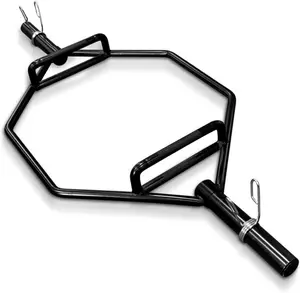 SAVEYOUR Hex Bar - 56 in Length, 23.6 in Handles, Balanced Grip, 1000 lbs Capacity, Durable Stainless Steel, for Deadlifts & Shrugs