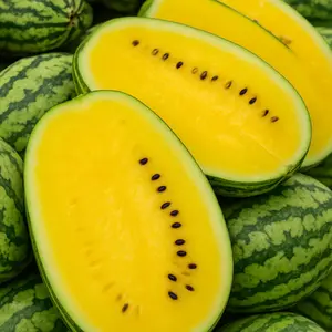 25 Yellow Watermelon Seeds, Beautiful, ripe and delicious!