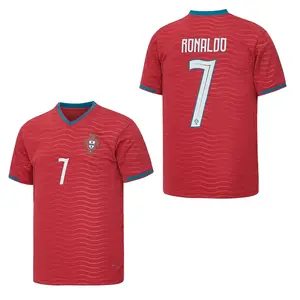 Portugal Red Football Jersey – Breathable Lightweight Soccer Shirt, Comfortable Fan Apparel for Everyday Wear