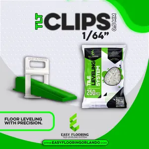 TLT CLIPS 1/64" - 0.5 mm - Ultra thin joints - Tile Leveling System - Easy Flooring Orlando