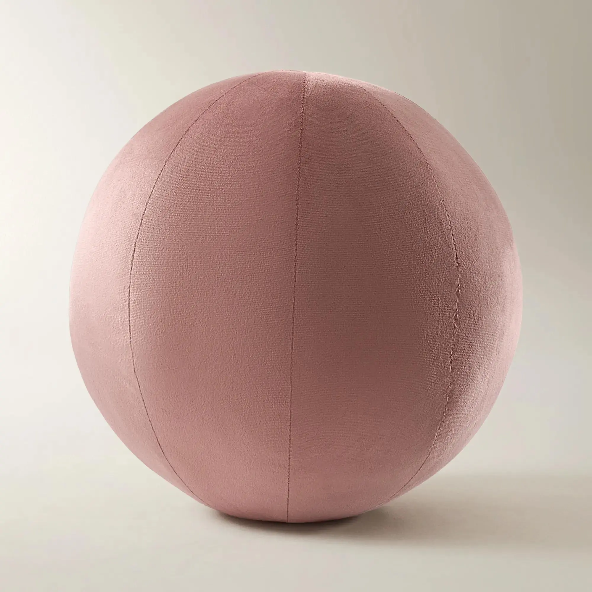 Z Gallerie Veda Velvet Ball Pillow 12" - Dusty Rose