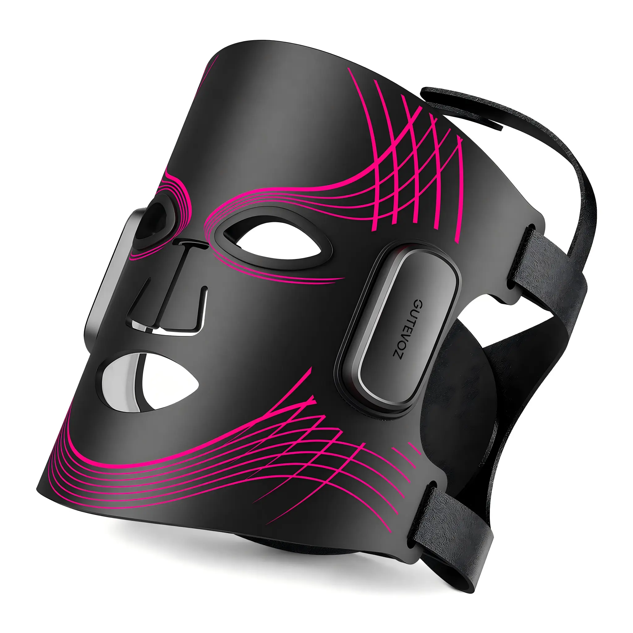 LED Red Light Therapy Mask for Face, 5 Light Modes with Infrared, Red Blue Yellow Purple Light, 1200mAh Rechargeable Wireless Face Mask for Skincare at Home and Travel, Beauty Gift Ideas