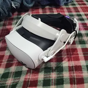 HURRA Head Strap with Battery Compatible with Meta/Oculus Quest 3S/Quest 3, 10000mAh Fast Charging Detachable Battery Pack Extend 5-7H Playtime, Comfort Adjustable Elite Strap Replacement Accessories