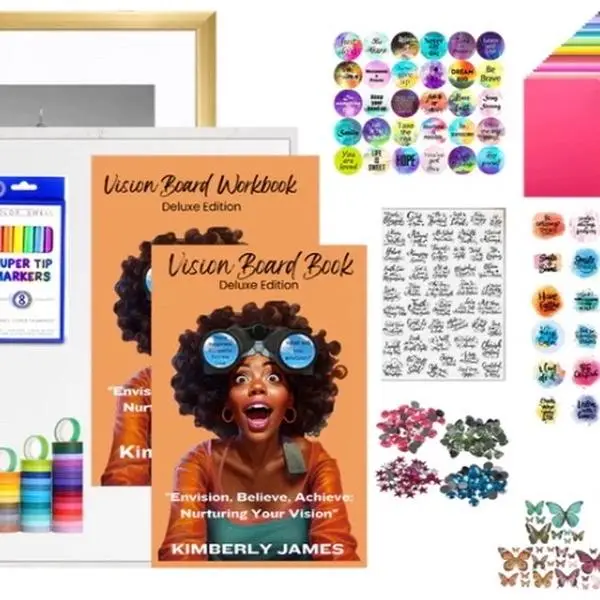 Vision Board Kit- Elegant Design for Visualization and Focus - Ideal for Personal Use