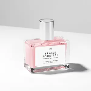 Le Monde Gourmand Fraise Fouetée EDP - 19.5 oz Bottle with Silver Cap & Clear Glass Floral Fruity Fragrance Parfum Perfume Scented Regular Edition