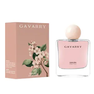 Gavarry Sakura Perfume, Cherry & Blackcurrant Top Notes, Cherry Blossom & Lily Middle Notes, Brazilian Redwood & Amber Base Notes