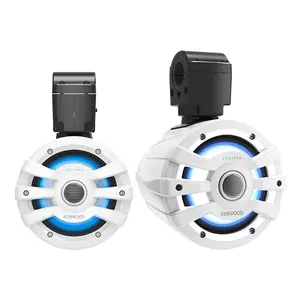 Kenwood eXcelon XM65TWL 6.5 Inch 2 Way Marine & Powersports Tower Speakers Pair (White)