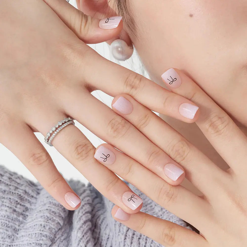 [MUZMAK]Nail Tips in  Bouquet (Short Square)