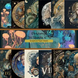 Scrapbook Paper Sheets Pack: Perfect Art Craft Paper for Christmas Gifts DIY Decorative Background