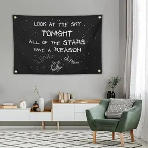 Lil Peep Tapestries Love Rapper Tapestry 3x5 ft Wall Hanging Room Art Home Decoration Gift Bedroom Decor Living Room Door Curtain Balcony