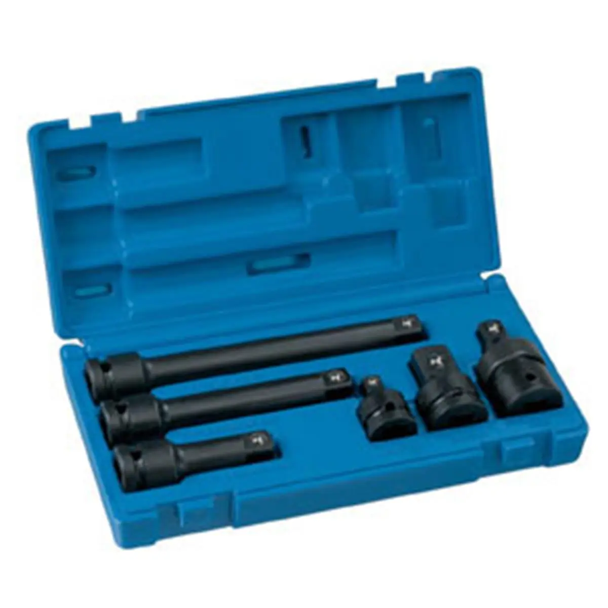 212 MAIN 6-Piece Impact Socket Set, Heavy Duty Chrome-Molybdenum Steel Adapters & Extensions Kit for Workshop, 1/2 in. Drive with HighTorqueDrive for Increased Strength, Adapters+Ext., Increasedstrength, Drive Impact Socket, 1/2 In. Female X 3/8 In. Male