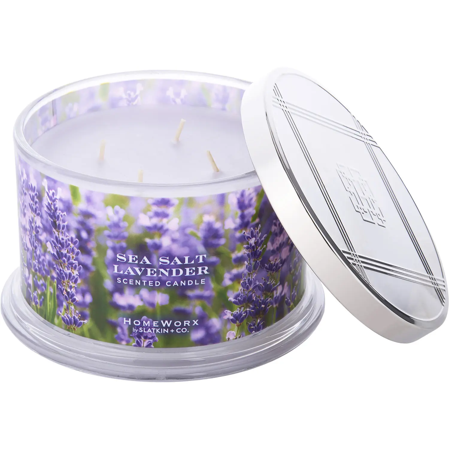Homeworx Sea Salt Lavender By Slatkin + Co. Scented Candle For Unisex