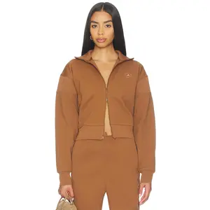 adidas by Stella McCartney Knitted Track Top in Wild Brown