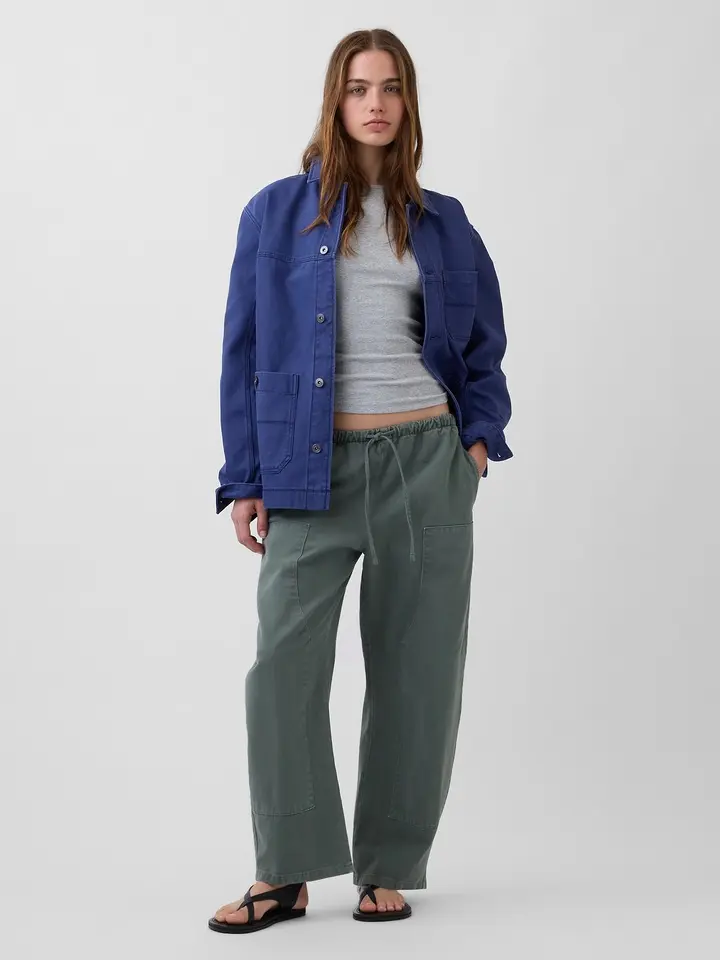Gap Women's Easy Double-Knee Barrel Pants