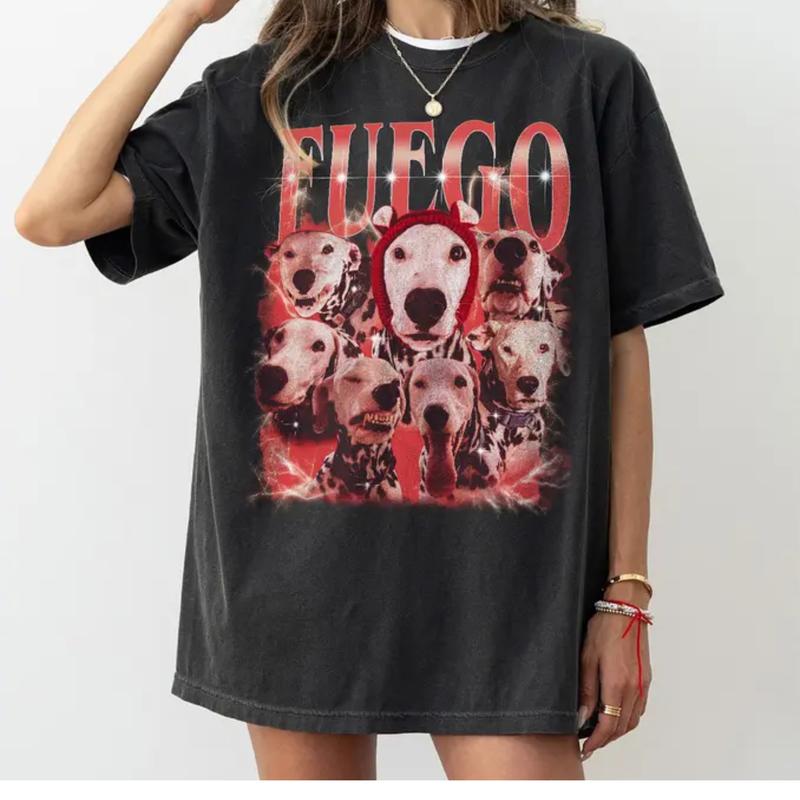 Custom Retro Dog Shirt, Personalized Pet Tee, Custom Photo Vintage 90s Graphic, Bootleg Rap Dog Shirt, Unisex Casual Fit, Full Sizes