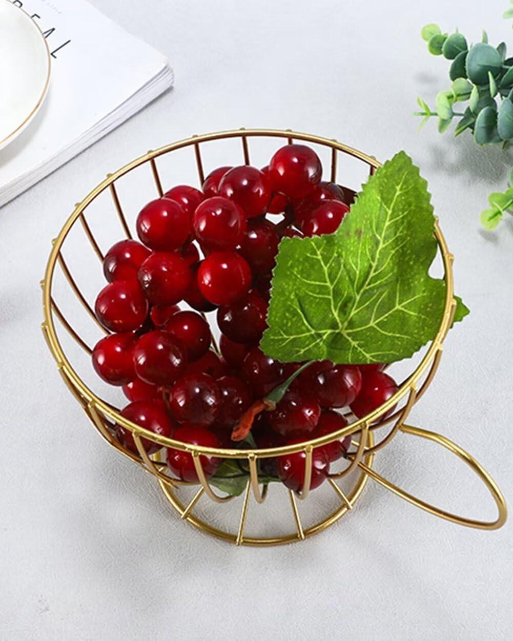 Metal Coffee Capsule Storage Basket Cup Shape Wire Coffee Pod Holder Countertop Coffee Organizer for Cup Coffee Station Decor