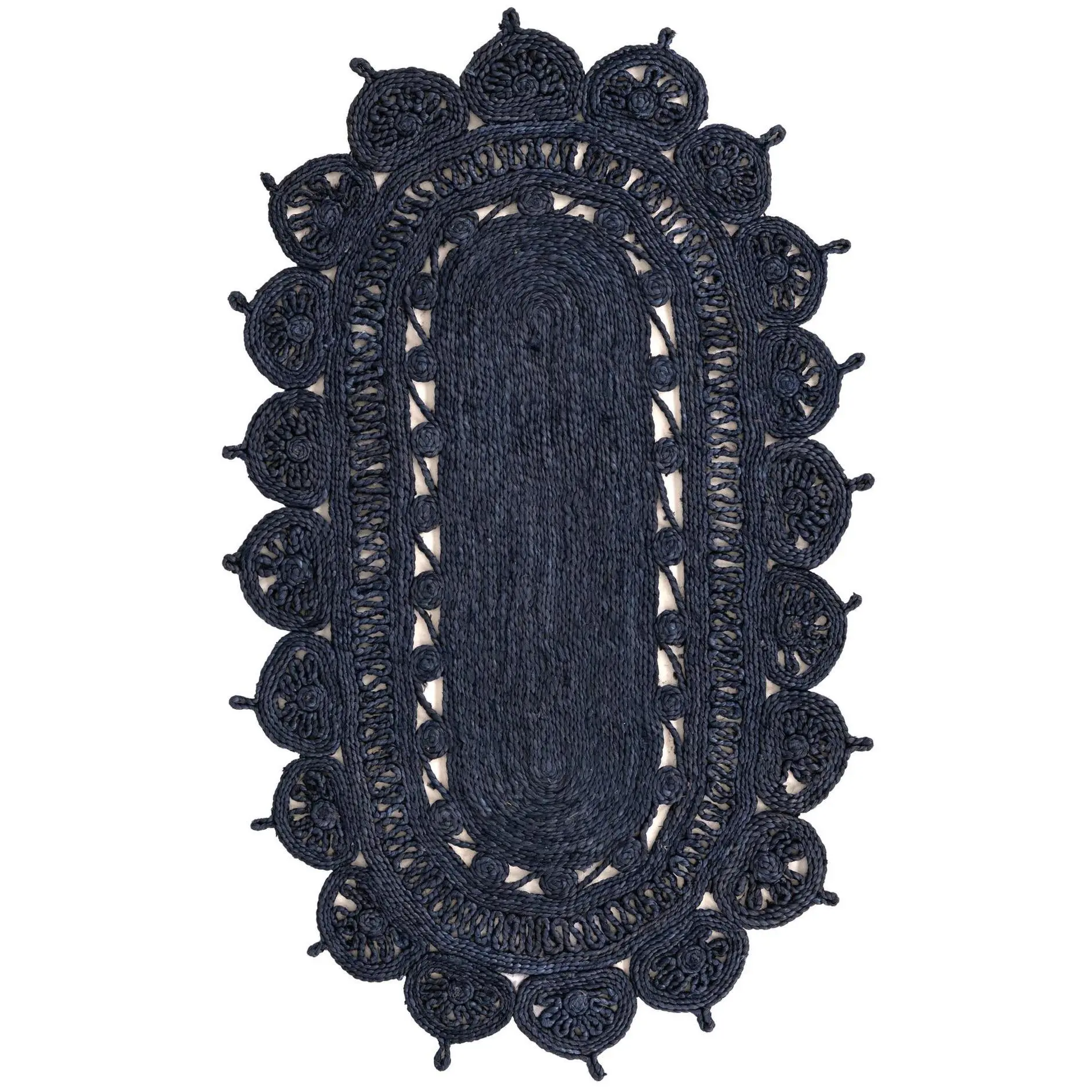 Navy Blue 3' 1 x 5' 1