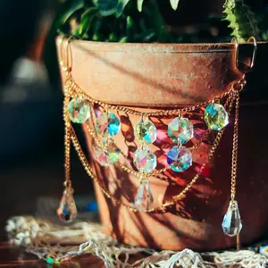 Sun Catcher Design Hanging Decor, 1 Count Colorful Hanging Ornament, Hanging Decor for Home Living Room Bedroom, Home Decor, Room Decor, Hangable