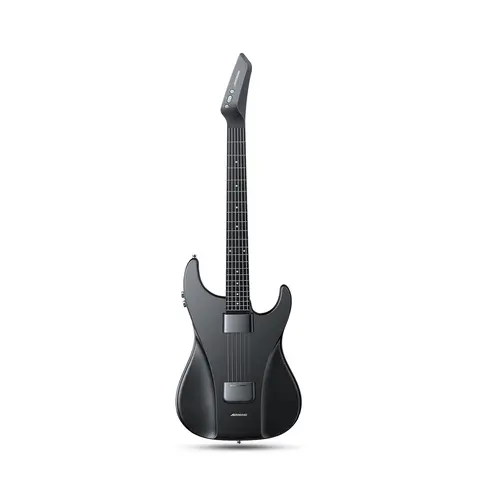 AeroBand Smart Guitar with Silicone Strings, 1-Touch 12-Key Conversion, Bluetooth, 12 Sounds, USB MIDI Function, 3 Picks, 30W Loud Output, Built-in Drum Machine, Painless Playing, Fathersdaygift, Ideal Gift for Children & Adults (Back-to-School Option)