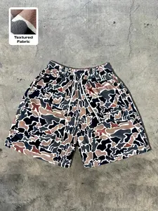 Trendy Camouflage Print Streetwear Shorts, Casual Sporty Shorts, Casual Elastic Waist Drawstring Design, Breathable Fabric, Ideal for Daily Wear and Leisure Activities