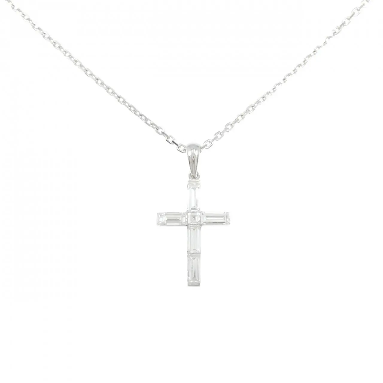 Boucheron 750 White Gold Diamond Necklace
