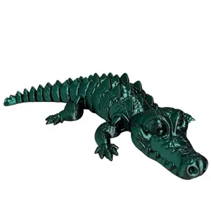3D Printed Articulated Chunky Crocodile