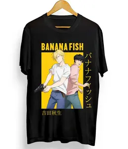 Banana Fish Ash Lynx Eiji Card Anime New Unisex T-Shirt S-4XL Sweatshirt, Hoodie, Comfort Colors