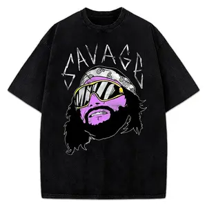 Macho Man Randy Savage WWF Wrestling Vintage90 s Retro T-Shirt