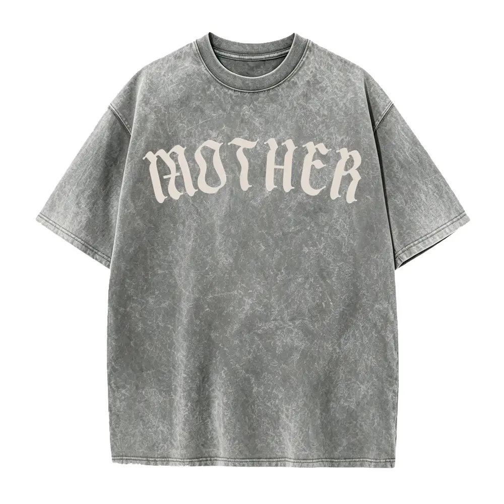 Washed T-shirt-Grey