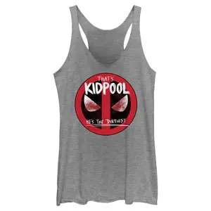 Women's Marvel: Deadpool & Wolverine That's Kidpool the Dirtiest Racerback Tank Top