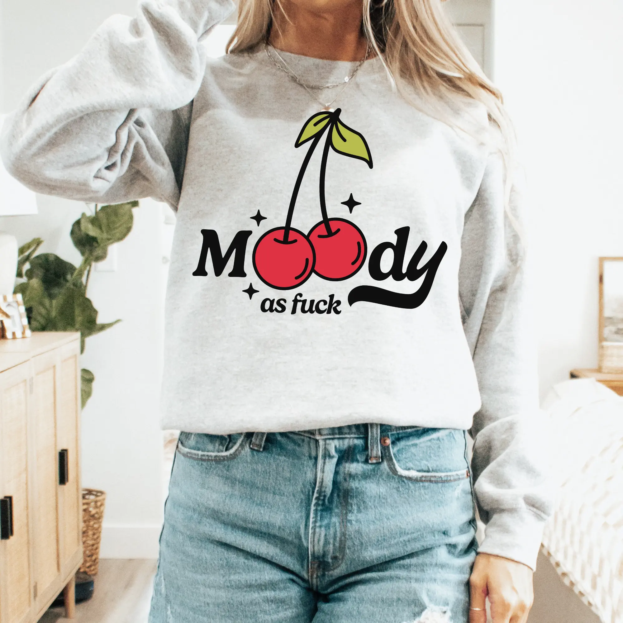Moody AF Crewneck Sweatshirt