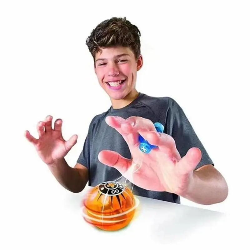 Fidget spinner Magic Speed induction Magneto Spheres Magnetic Flashing Glowing Ball Spinner Toys Stress Reducer
