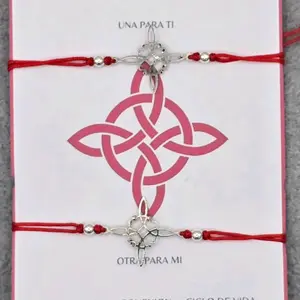 Pair of Witches Knot in 925 Silver