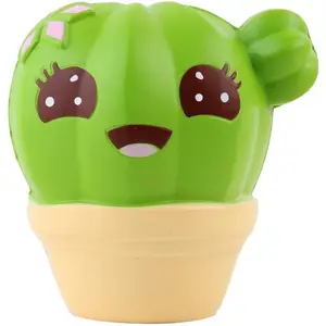 Anboor 4.1 Inches Squishies Cactus Scented Jumbo Slow Rising Kawaii Squishie Stress Relief Toy for Collection Random Delivery