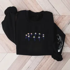 Howl’s Moving Castle Sweatshirt – Calcifer & Shooting Star Sweater, Studio Ghibli Inspired, Unisex Cozy Hoodie, Anime Gift, Studio Ghibli Anime Sweater