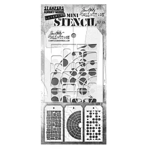 Tim Holtz Stampers Anonymous Mini Layering Stencil Set #59