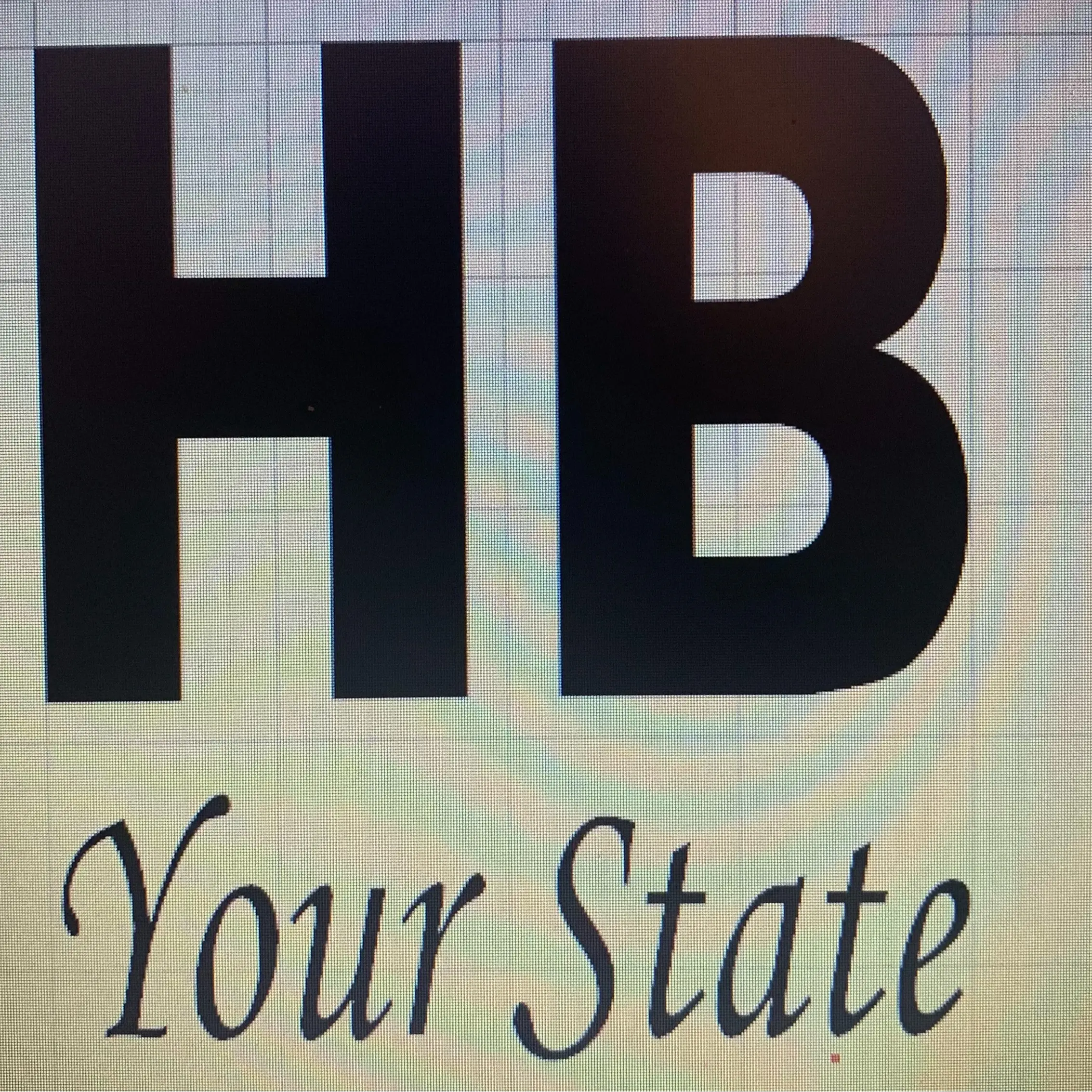 Holler Boy with state - Vinyl decal for car