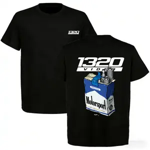 1320 Videos Spark Plug T-Shirt, High-Performance Car good Graphic Tee, Cotton Motorsport Shirt, Street Style Gift, Father’s Day Top, Summer Tee t shirt design merch
