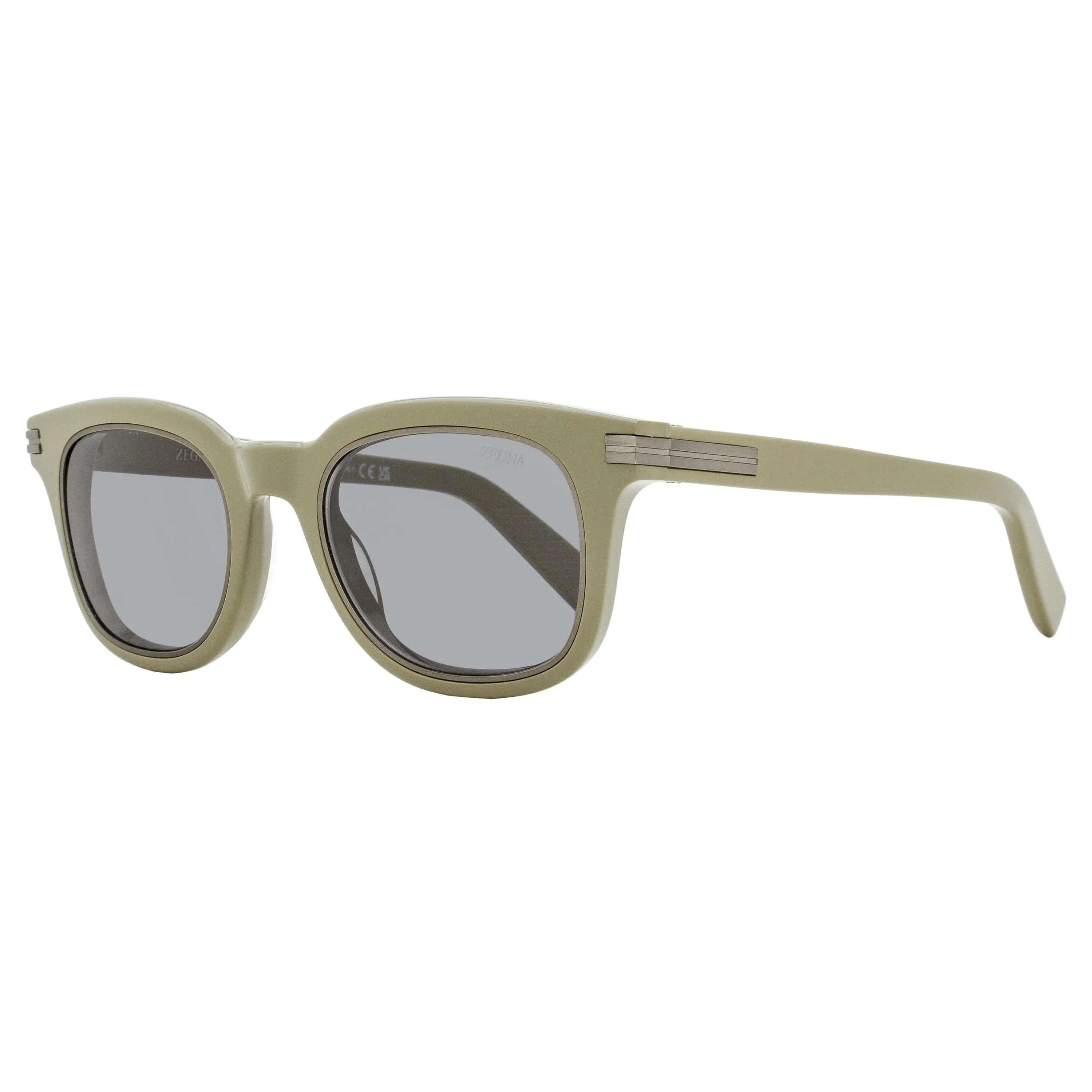 Zegna Road Brand Sunglasses EZ0238 45A Dark Beige 50mm