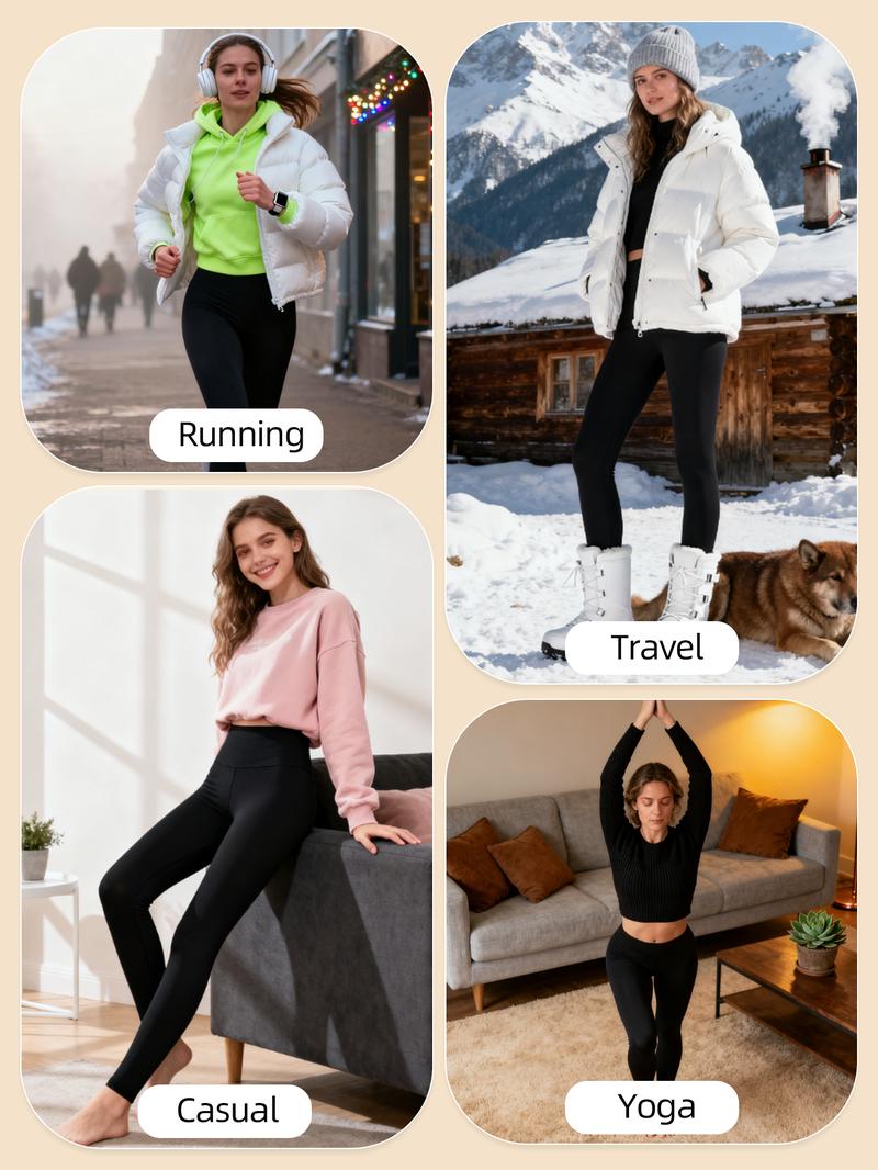 【LOCAL FAST SHIPPING】NORMOV 3-Pack Thick Fleece Lined Leggings Winter Warm High Waist Cozy Workout Yoga Pants for Cold Weather Casual Wear 【LOCAL FAST SHIPPING】NORMOV 3-Pack Thick Fleece Lined Leggings Winter Warm High Waist Cozy Workout Yoga Pants for Cold Weather Casual Wear