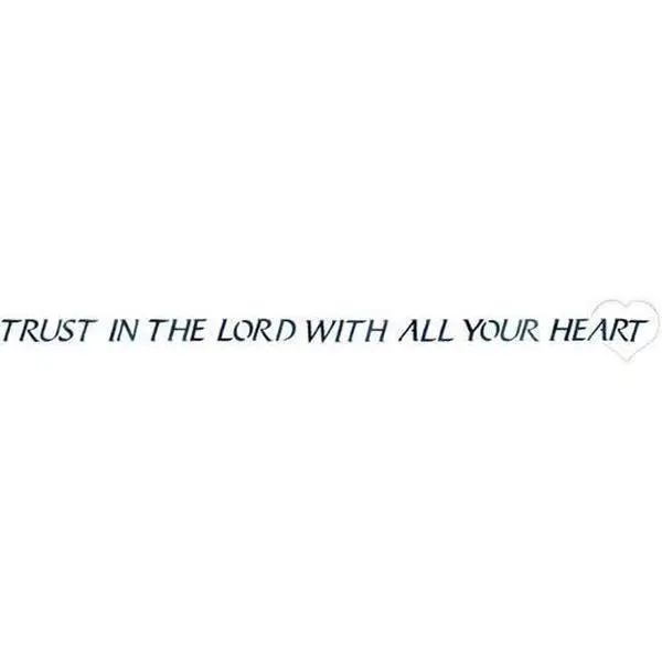 Trust in the Lord with All your Heart Wall Stencil
