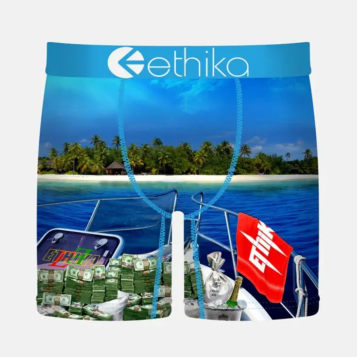 Ethika Men's Mid The Island Boxer Briefs