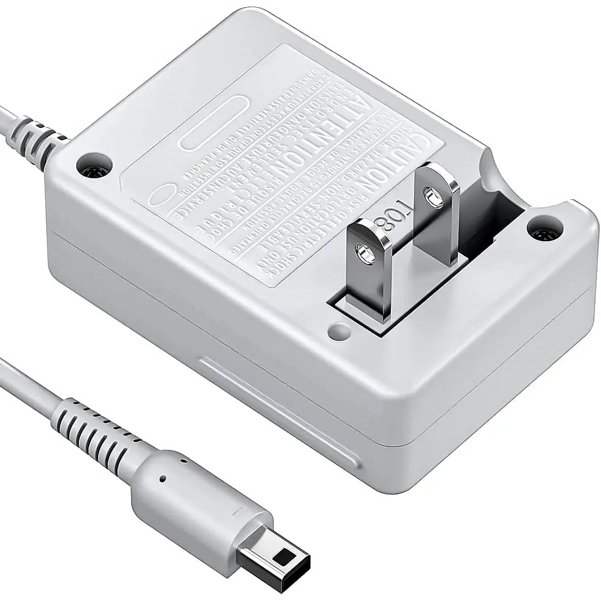 3DS Charger Compatible with Nintendo 3DS/ DSi/DSi XL/ 2DS/ 2DS XL/New 3DS XL 100-240V Wall Plug Adapter, Charging, Electronic, Stress Relief